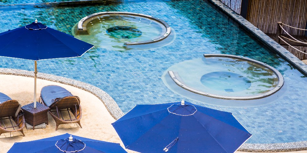 In-ground vs. semi-inground pool installed in Gallatin TN by Uber Pools