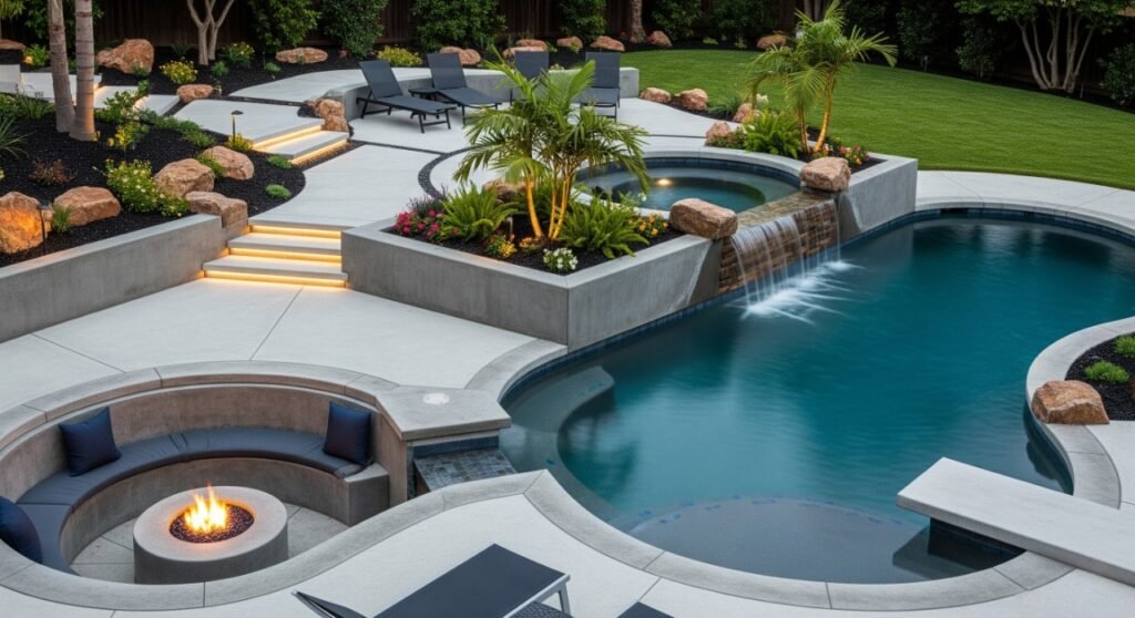 Custom Pools, Concrete Designs, and Landscaping: Creating Dream Backyards with Uber Pools